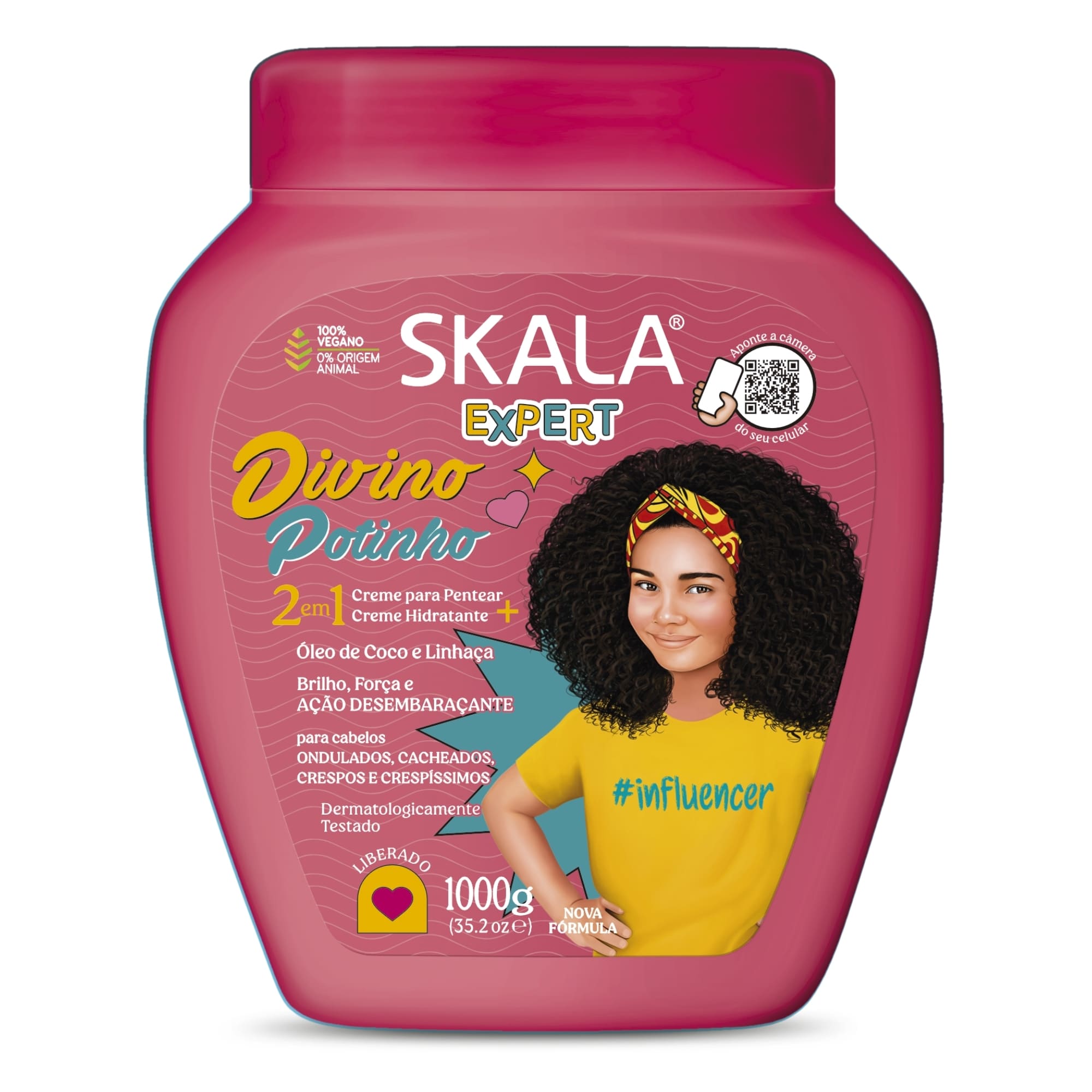 Foto 2 pulgar | Crema Para Peinar Skala Kids Para Cabello Rizado Crespo 1kg