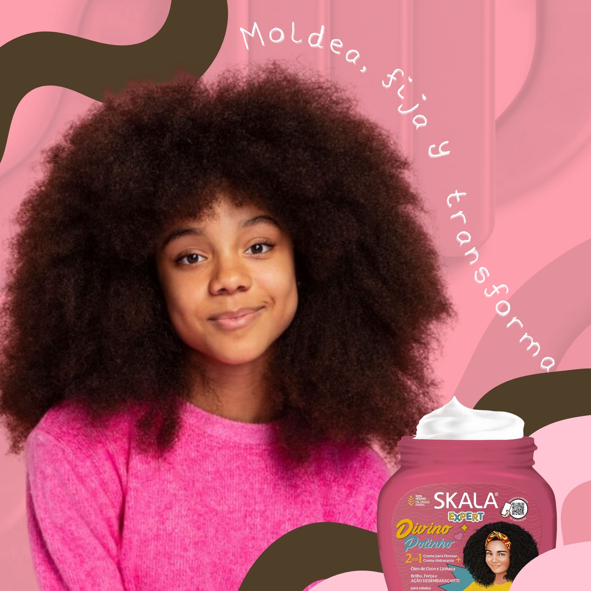 Foto 2 | Crema Para Peinar Skala Kids Para Cabello Rizado Crespo 1kg