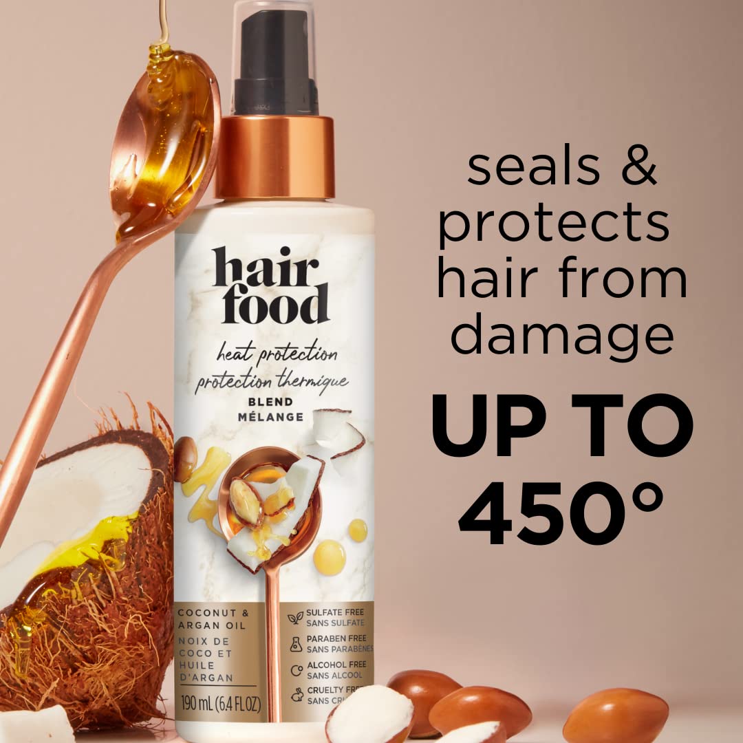 Foto 2 | Spray Protector Térmico Para El Cabello, Aceite De Coco Y Argán, 200 Ml - Venta Internacional.
