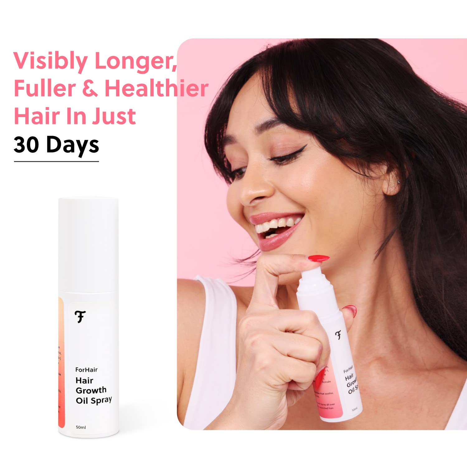 Foto 4 pulgar | Aceite En Aerosol Para El Crecimiento Del Cabello De Forchics, No Grasoso, 60 Ml - Venta Internacional.