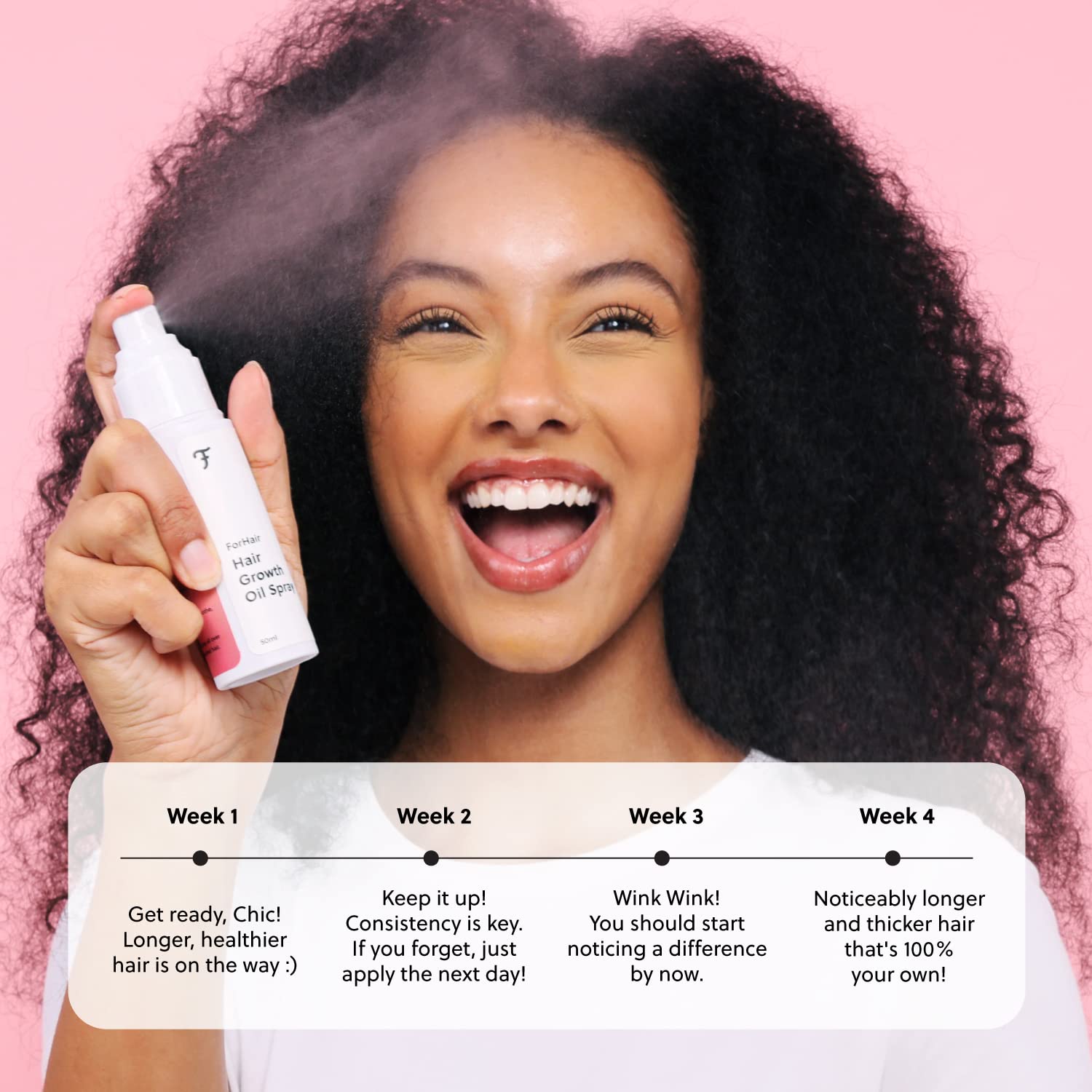 Foto 6 pulgar | Aceite En Aerosol Para El Crecimiento Del Cabello De Forchics, No Grasoso, 60 Ml - Venta Internacional.