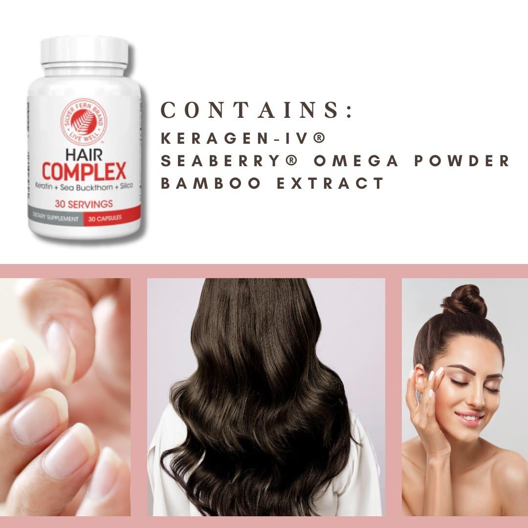 Foto 7 | Suplemento Capilar Silver Fern Hair Complex 30 Cápsulas - Venta Internacional.