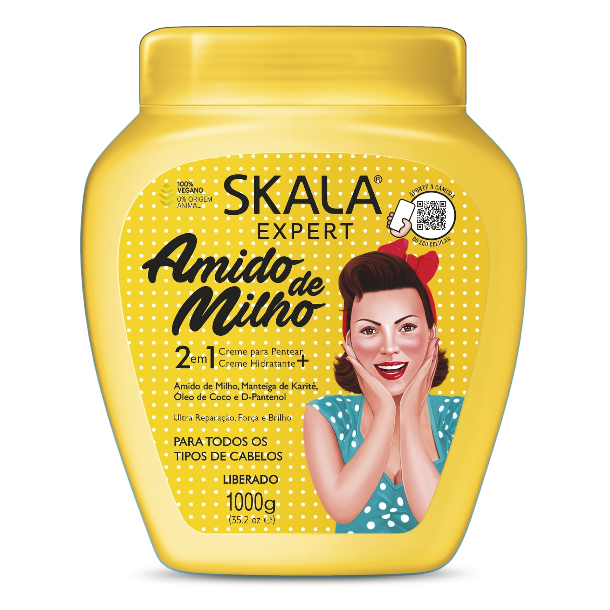 Foto 2 pulgar | Crema para Peinar Skala 1000 gr