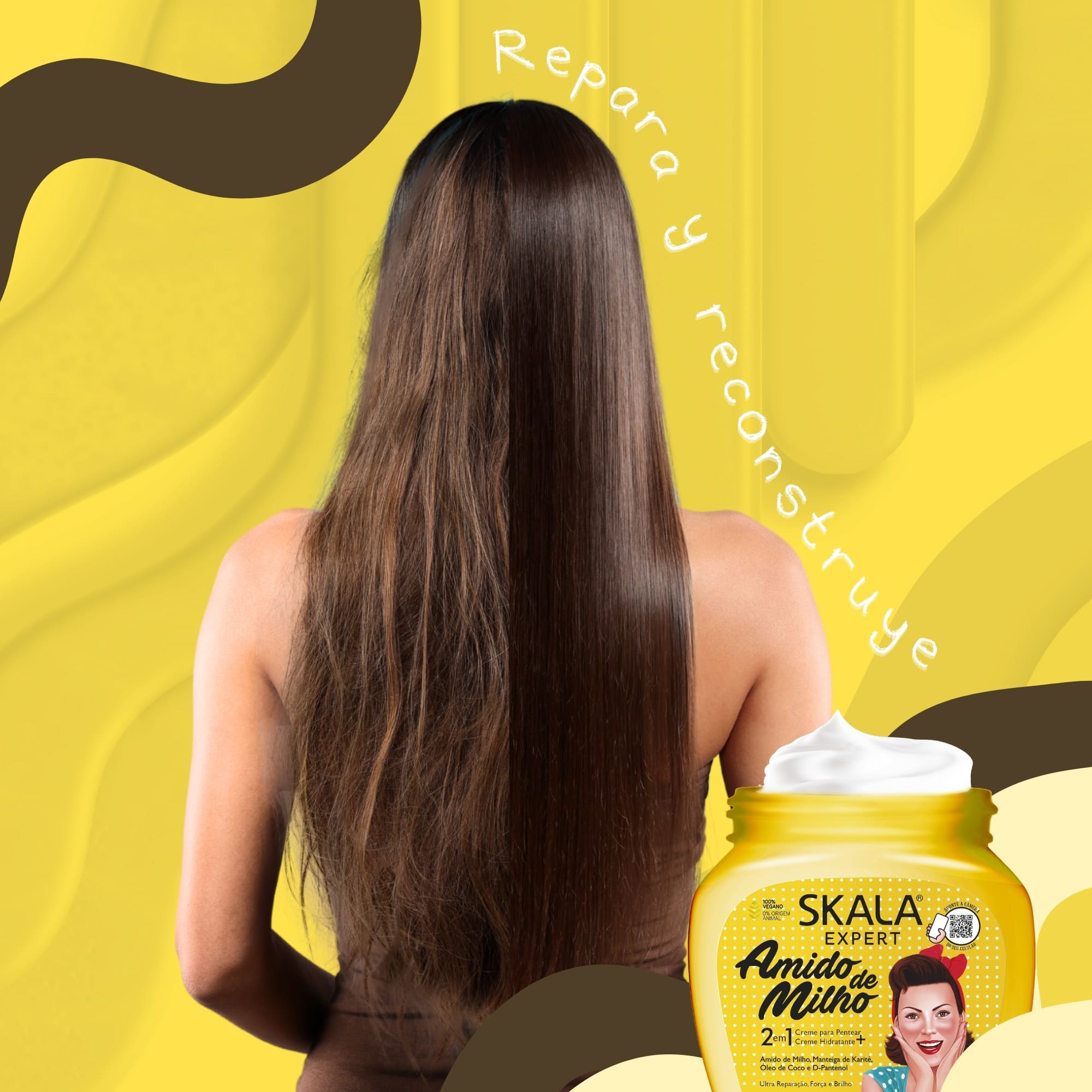 Foto 3 pulgar | Crema para Peinar Skala 1000 gr
