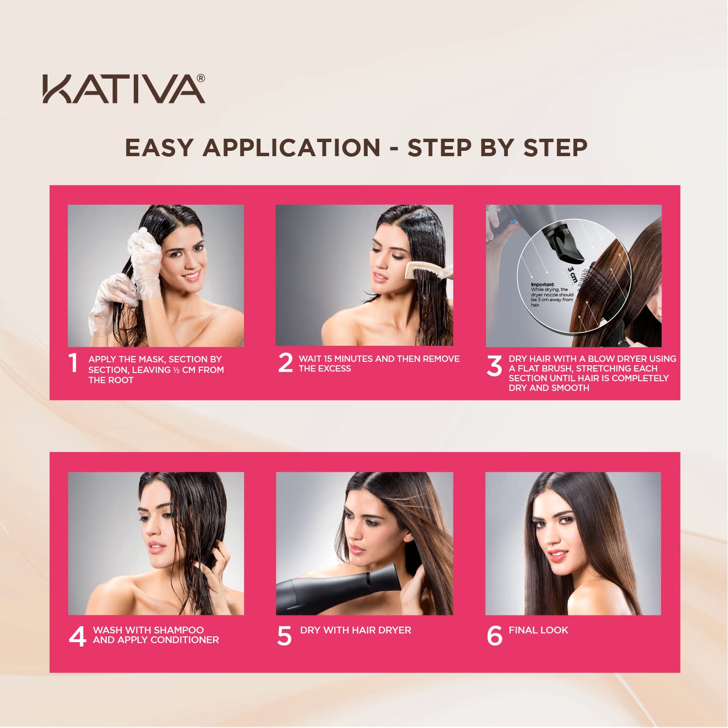 Foto 5 pulgar | Tratamiento Para Alisar El Cabello Kativa Anti-frizz Xtreme Care - Venta Internacional.