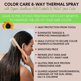 Foto 3 | Spray Térmico Dermorganic Color Care Sin Sulfatos, 240 Ml - Venta Internacional.