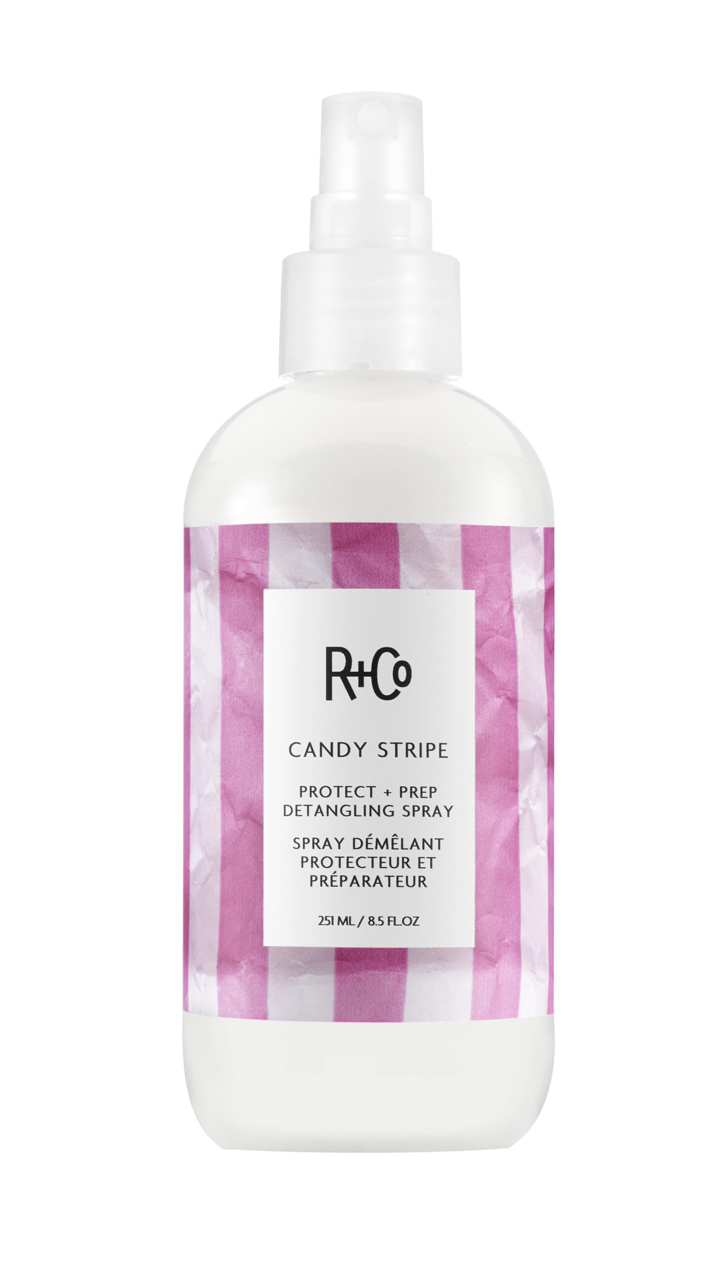 Spray Desenredante R+co Candy Stripe Protect + Prep - Venta Internacional.