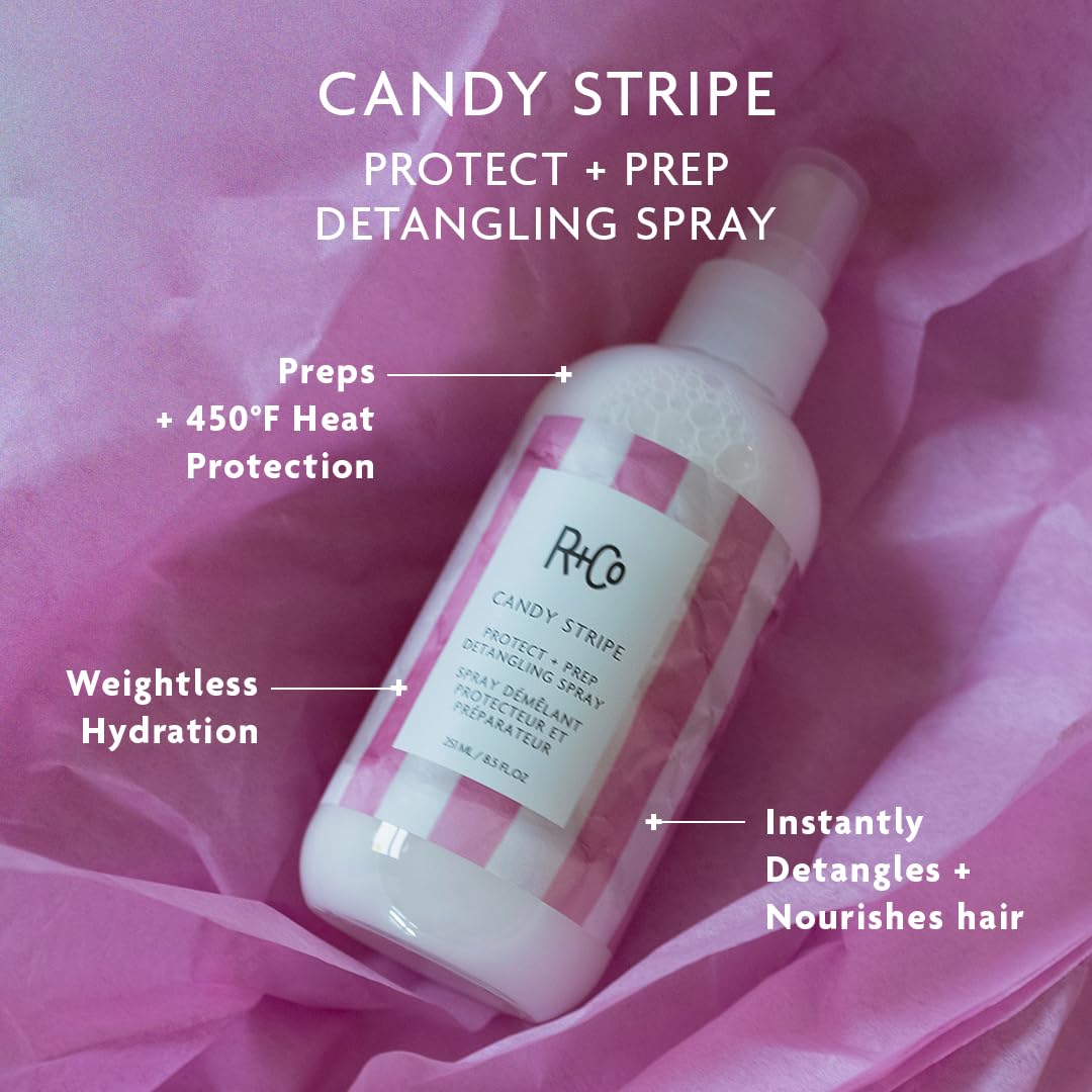 Foto 4 pulgar | Spray Desenredante R+co Candy Stripe Protect + Prep - Venta Internacional.