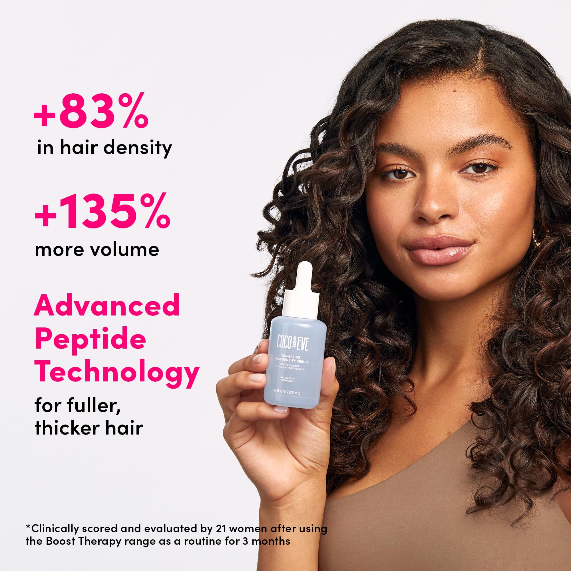 Foto 4 pulgar | Sérum Para Densidad Capilar Coco & Eve Boost Therapy Tripeptide - Venta Internacional.