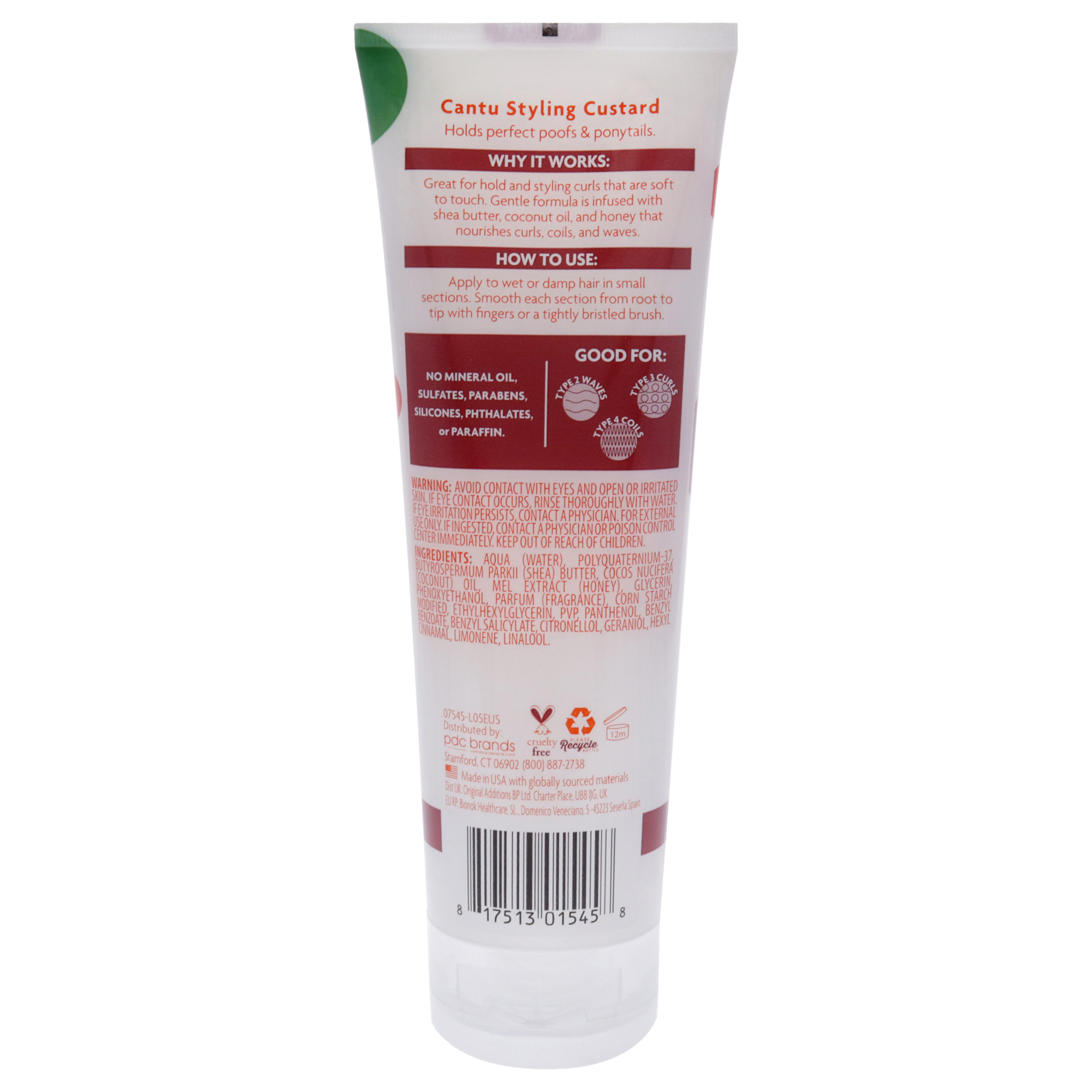 Foto 3 pulgar | Styling Custard Cantu Care Para Niños, 240 Ml - Venta Internacional.
