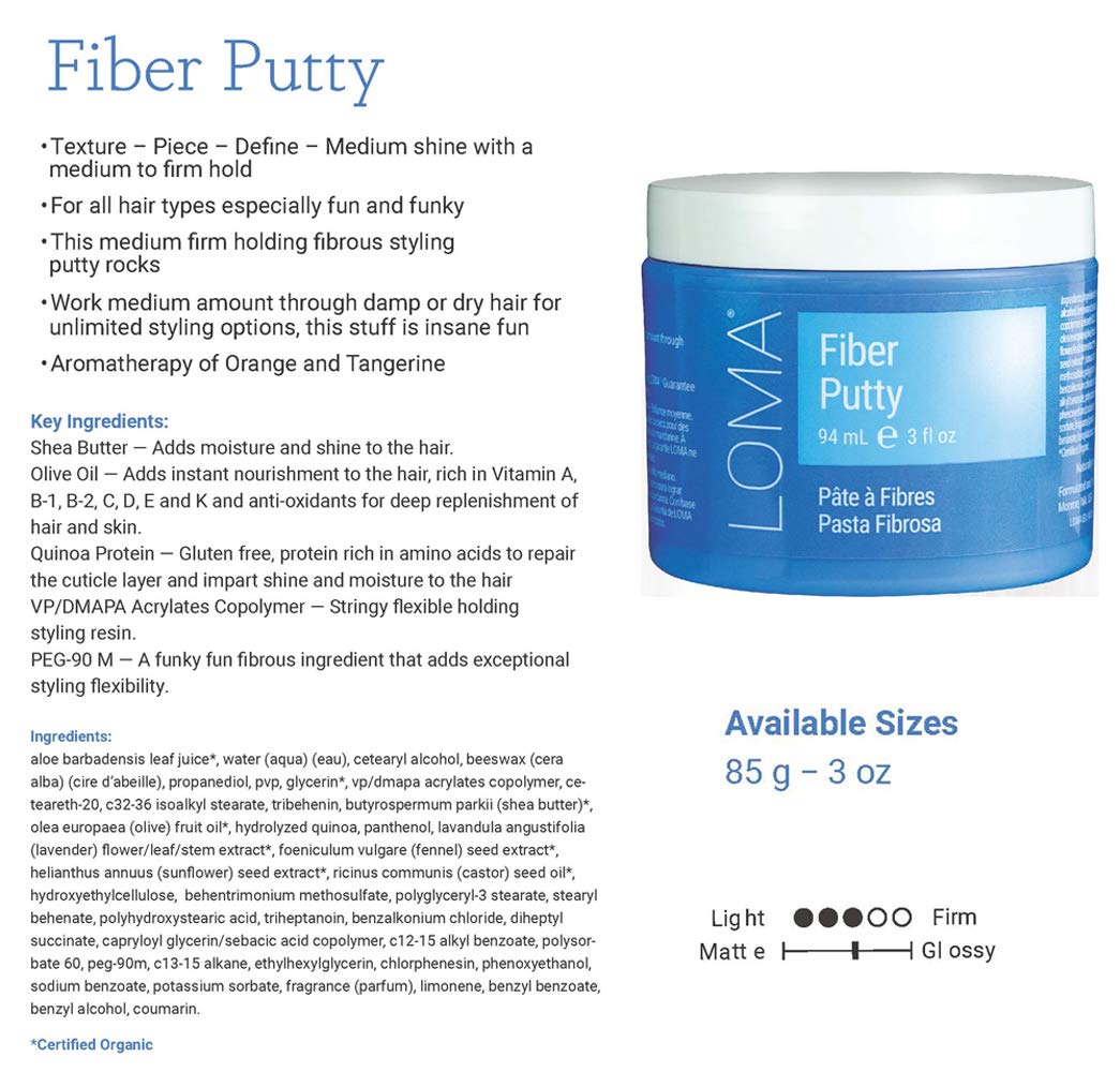 Foto 3 pulgar | Masilla De Fibra Capilar Loma Fiber Putty, 90 Ml, Brillo Medio - Venta Internacional.