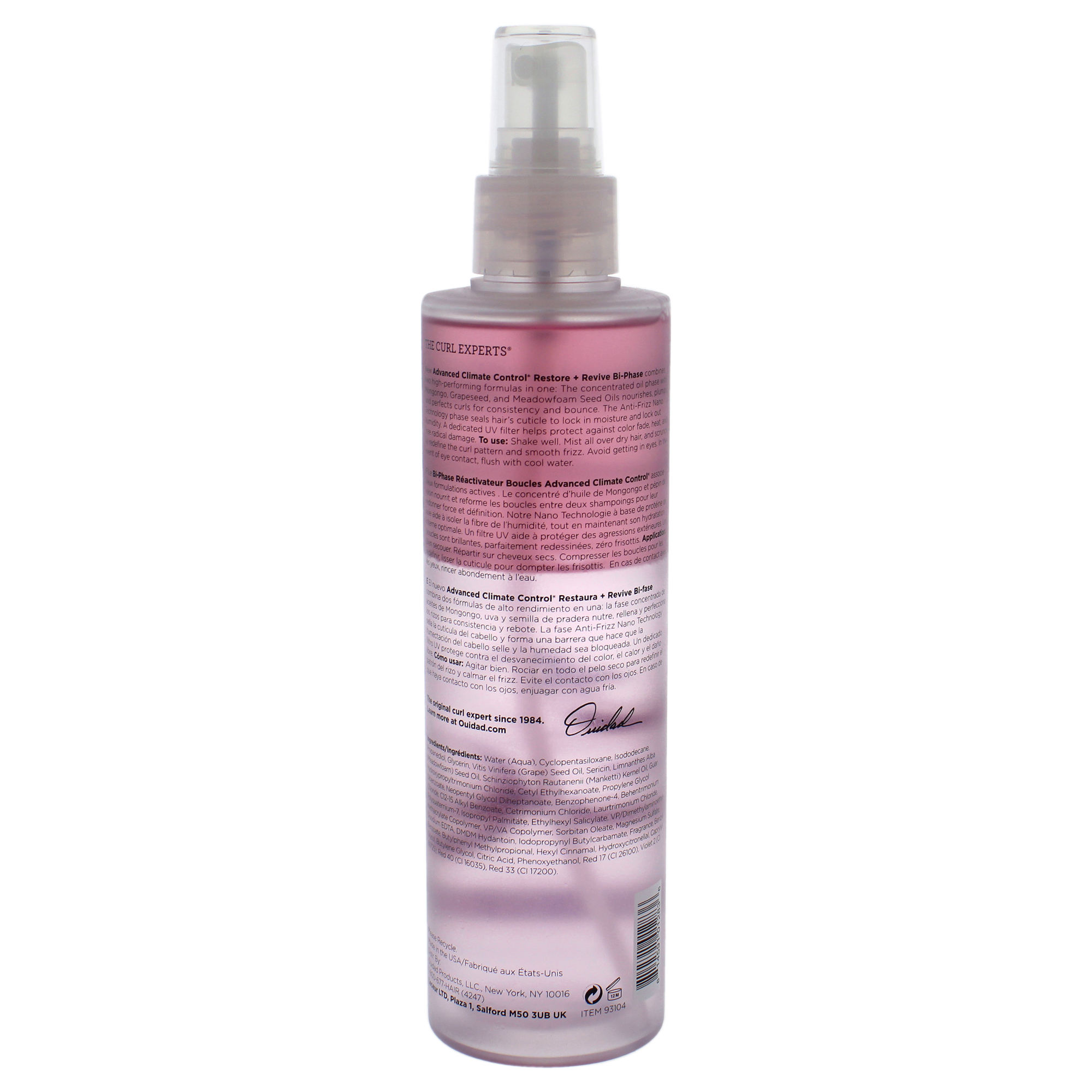 Foto 3 pulgar | Laca Para El Cabello Ouidad Advanced Climate Revive Phase, 200 Ml, Unisex - Venta Internacional.