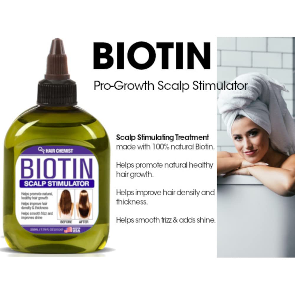 Foto 3 pulgar | Estimulador Del Cuero Cabelludo Hair Chemist Biotina 210 Ml Para El Crecimiento Del Cabello - Venta Internacional.