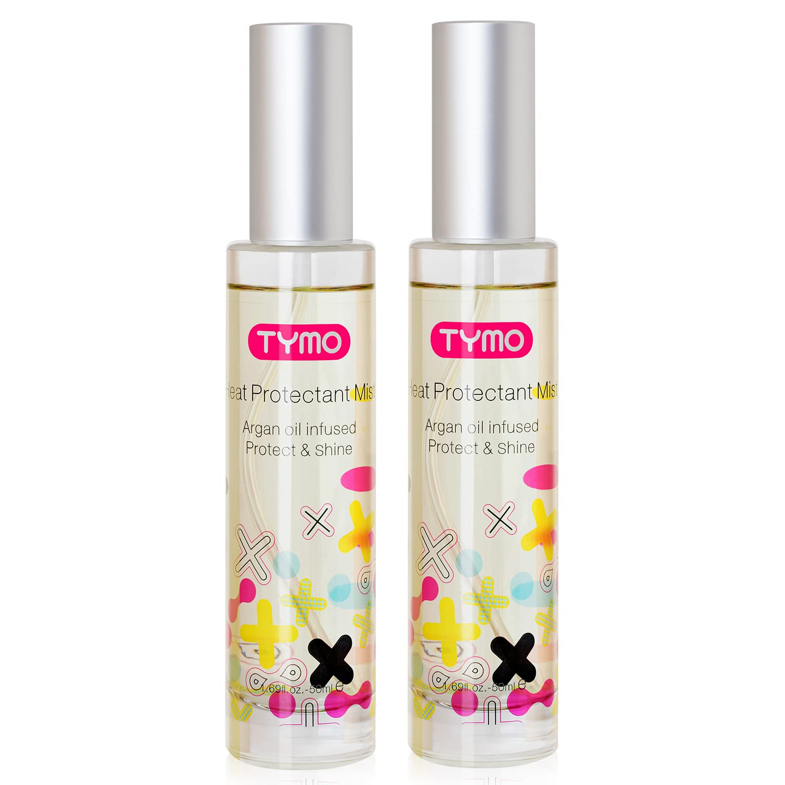 Foto 2 pulgar | Spray Protector Térmico Tymo Para Cabello Con Aceite De Argán 450 Ml (x2) - Venta Internacional.