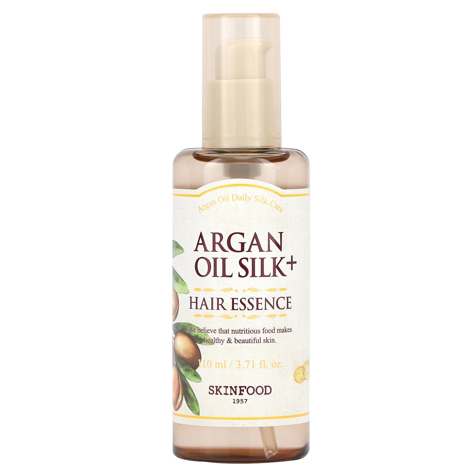 Hair Essence Skinfood Aceite De Argán Silk Plus 110 Ml - Venta Internacional.