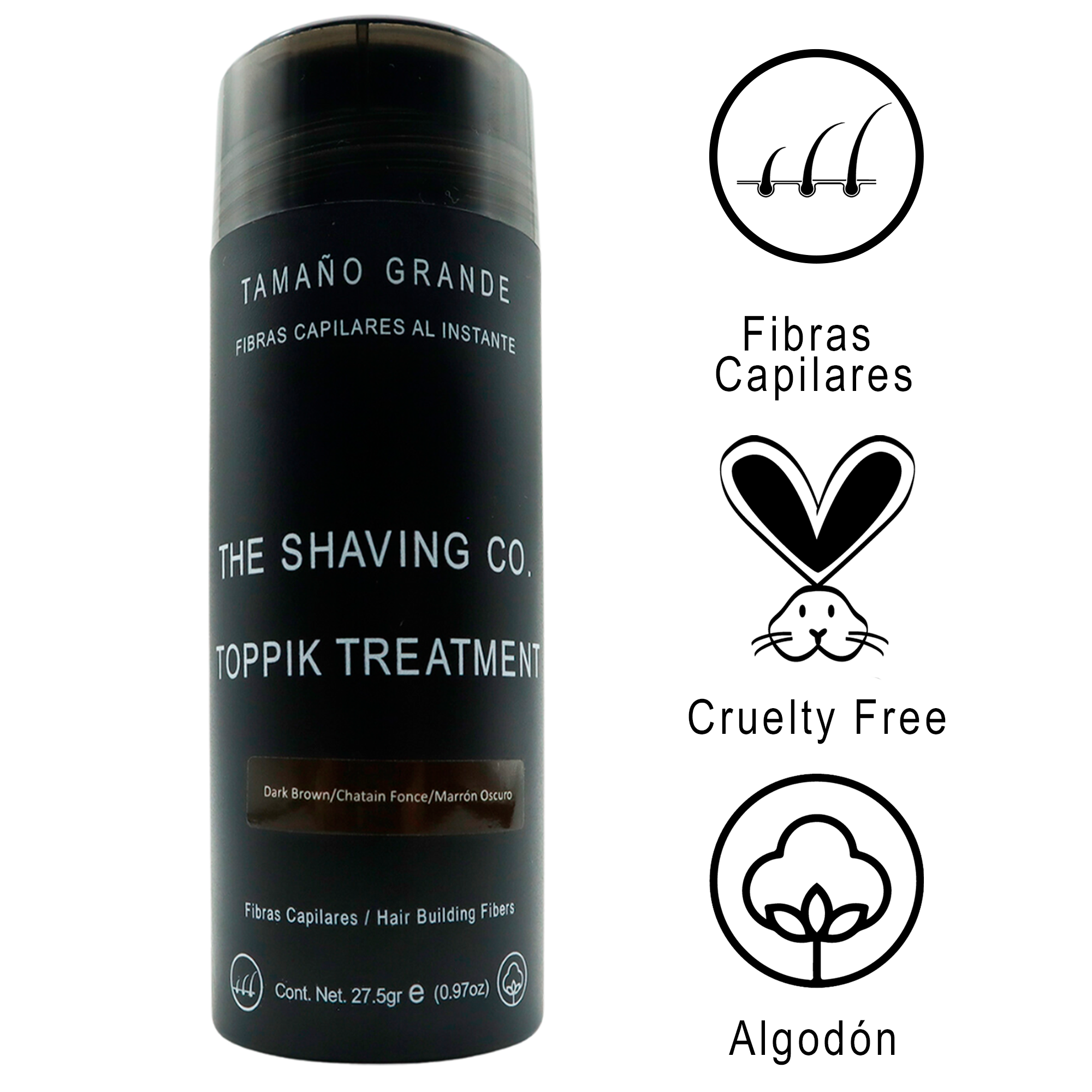 Foto 4 pulgar | Fibras Capilares Negro. The Shaving Co. Toppik Treatment
