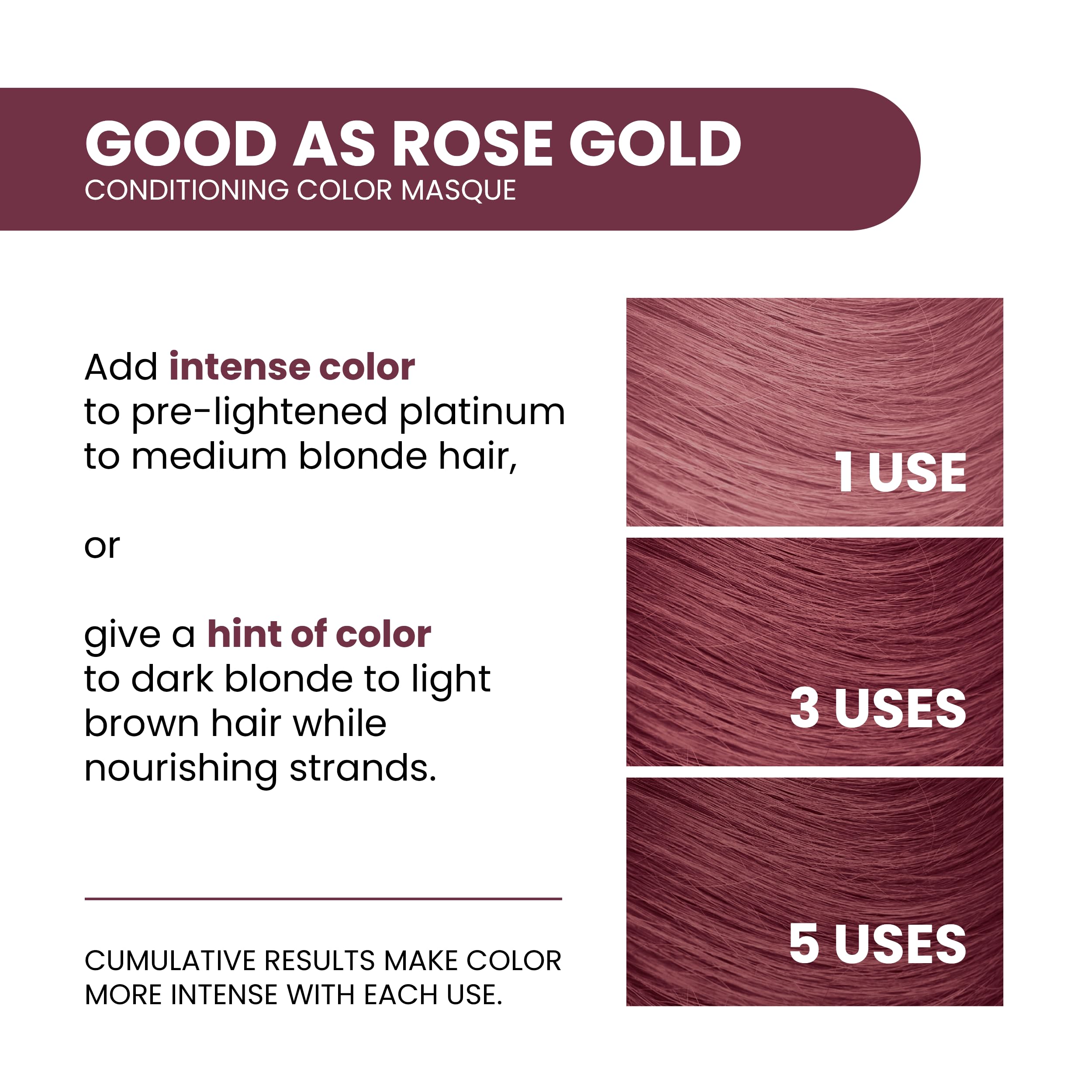 Foto 2 | Mascarilla Acondicionadora Depositante De Color Aloxxi Instaboost Rose Gold - Venta Internacional.