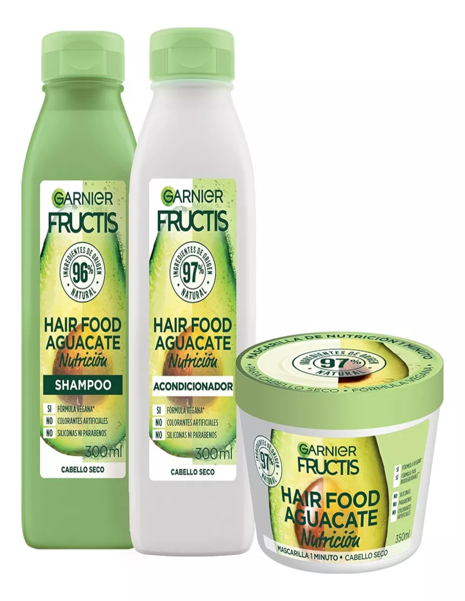 Foto 3 pulgar | Kit Garnier Fructis Aguacate + Tote Güish + Termo Güish Blanco