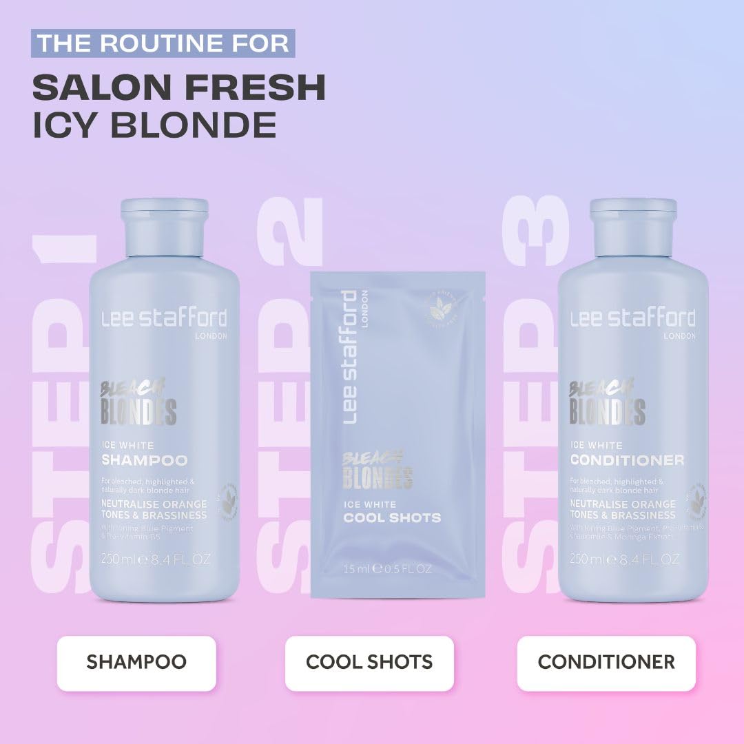 Foto 5 pulgar | Tratamiento Capilar Lee Stafford Bleach Blondes Ice White 4 x 15 ml - Venta Internacional