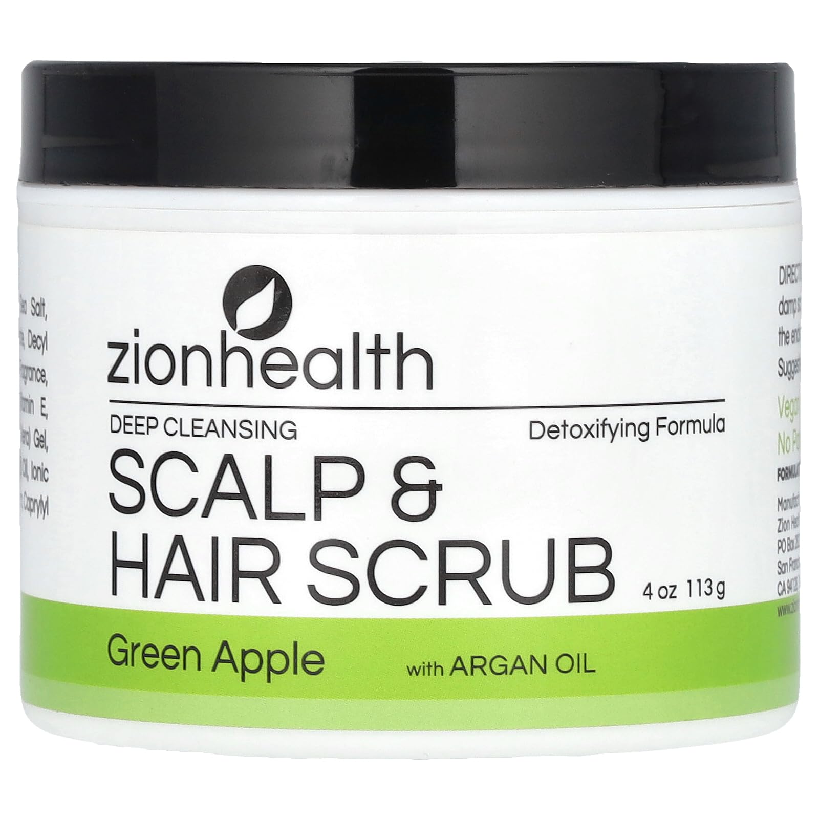 Exfoliante Capilar Zion Health Adama Minerals 113 g - Venta Internacional
