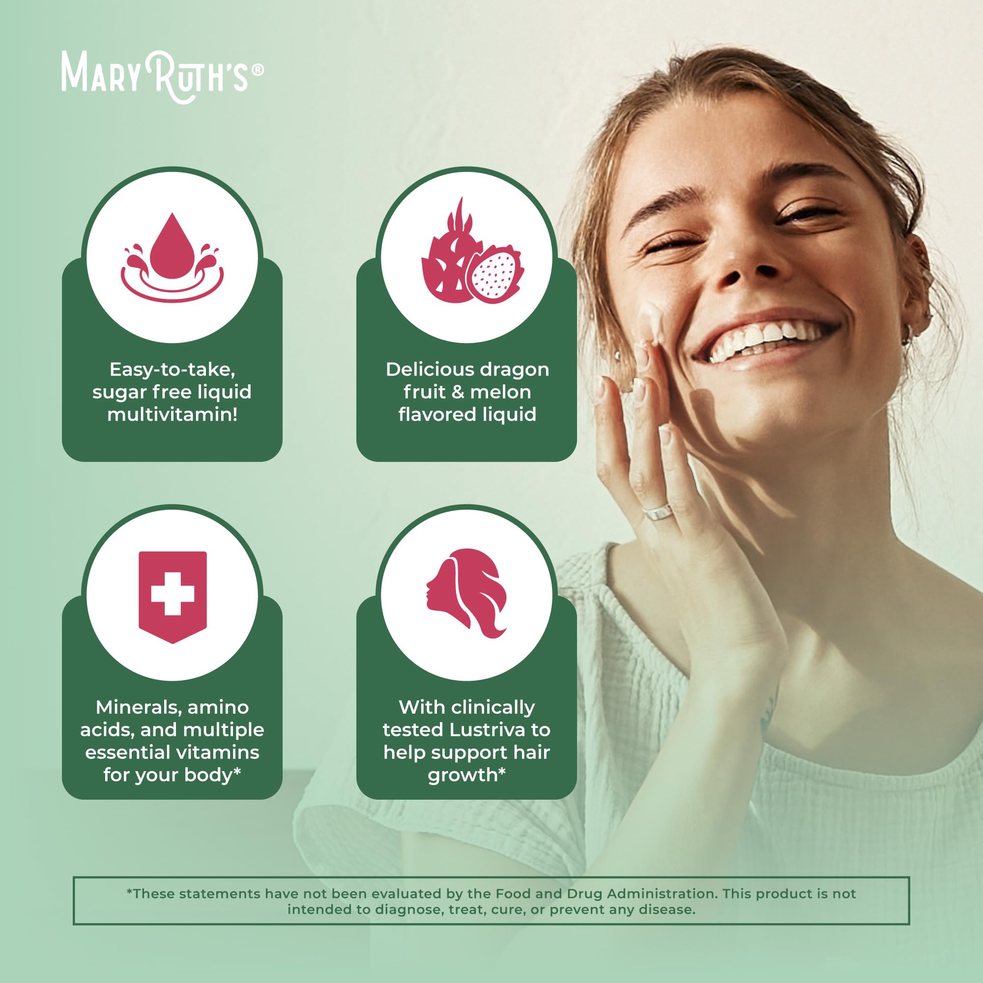 Foto 7 pulgar | Suplemento Multivitamínico Líquido Para El Crecimiento Del Cabello Maryruth  450 Ml - Venta Internacional.