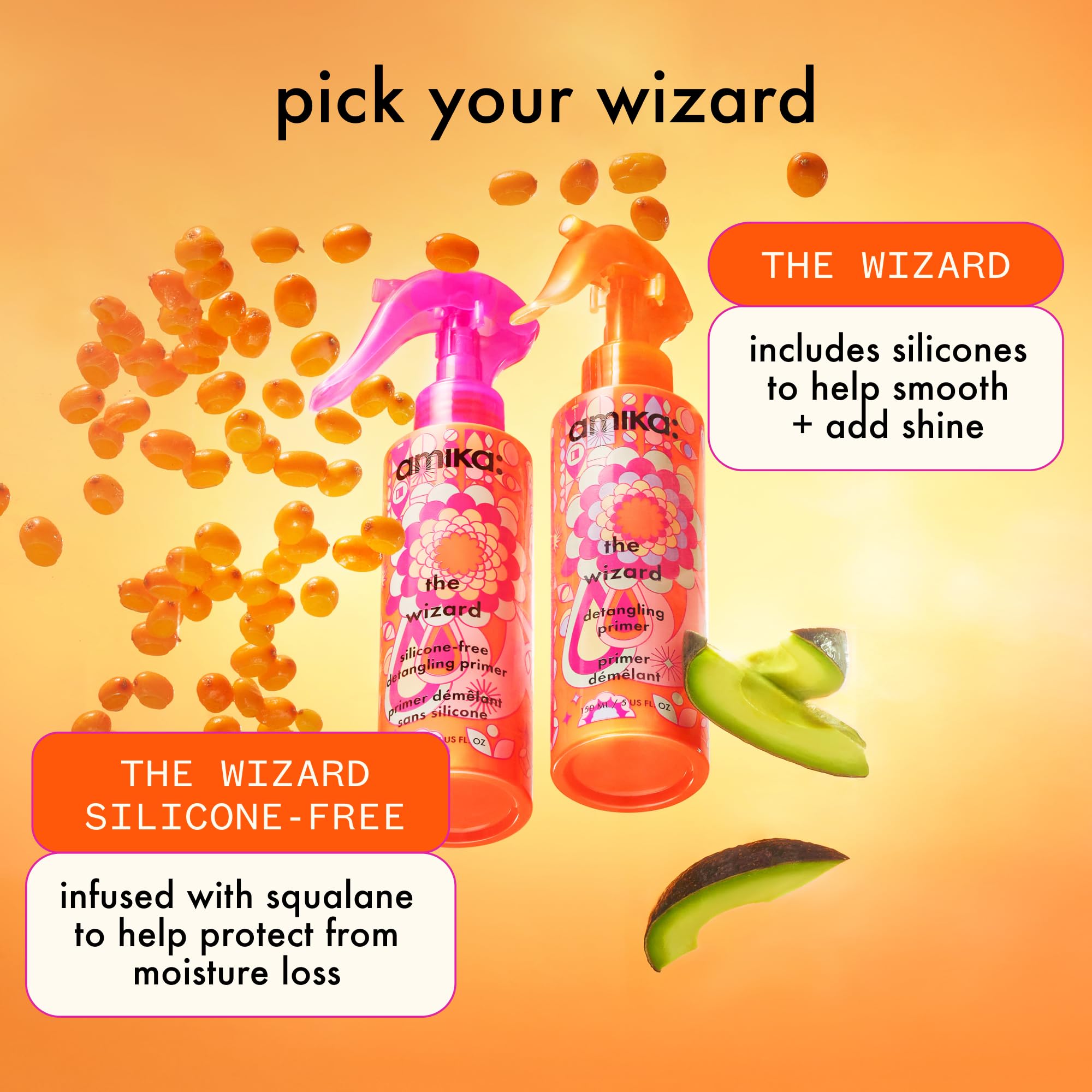 Foto 3 | Primer Desenredante Amika The Wizard Sin Silicona  60 Ml - Venta Internacional.