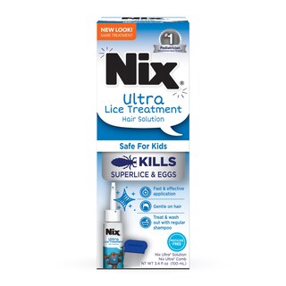 Foto 1 | Kit De Eliminación De Piojos Nix Ultra Para Tratamiento De Piojos Con Solución De 100 Ml - Venta Internacional.