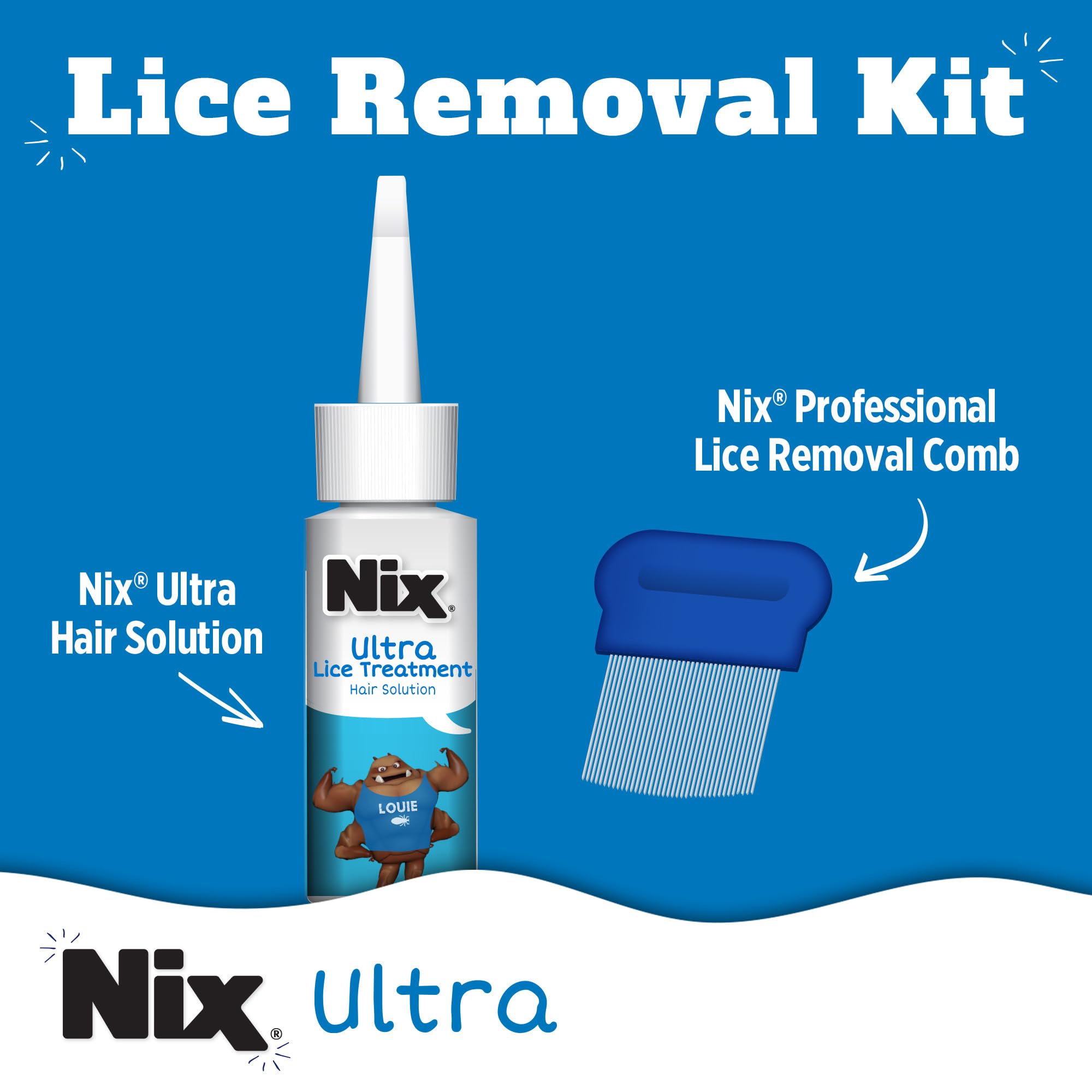 Foto 4 | Kit De Eliminación De Piojos Nix Ultra Para Tratamiento De Piojos Con Solución De 100 Ml - Venta Internacional.