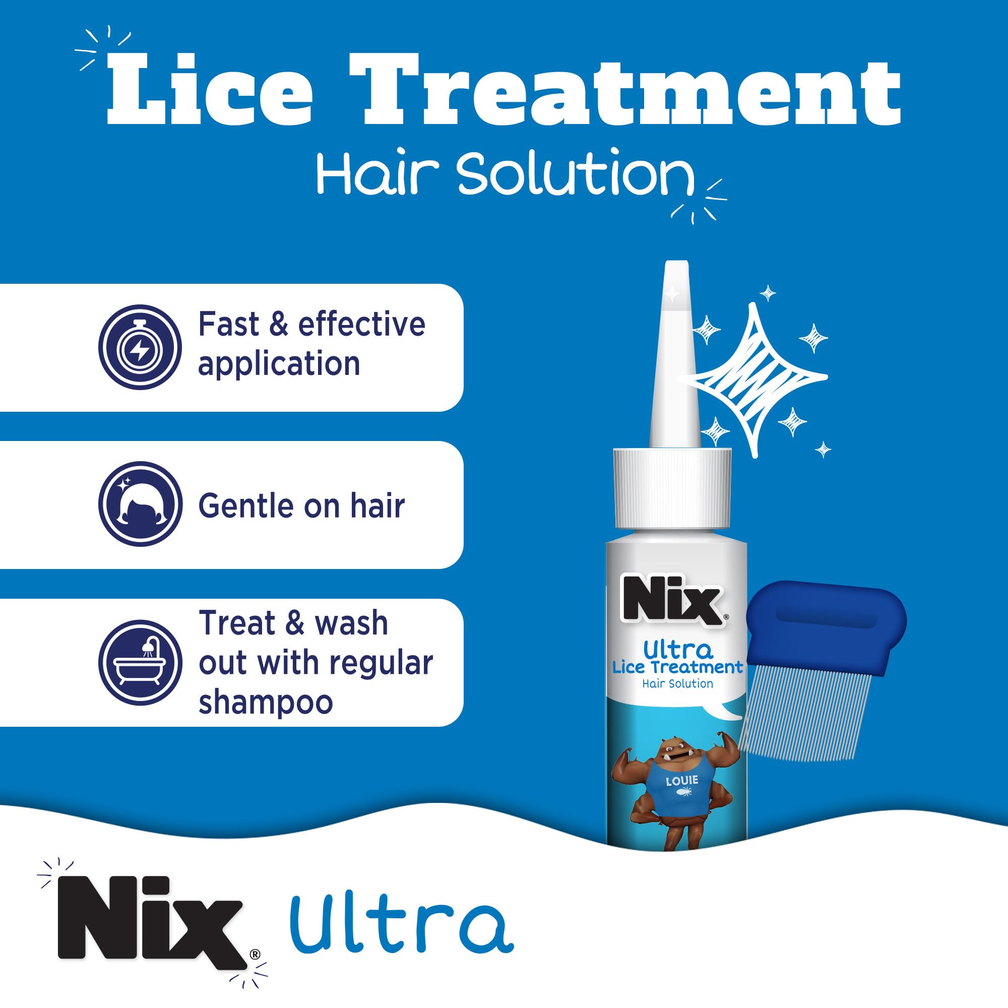 Foto 6 pulgar | Kit De Eliminación De Piojos Nix Ultra Para Tratamiento De Piojos Con Solución De 100 Ml - Venta Internacional.