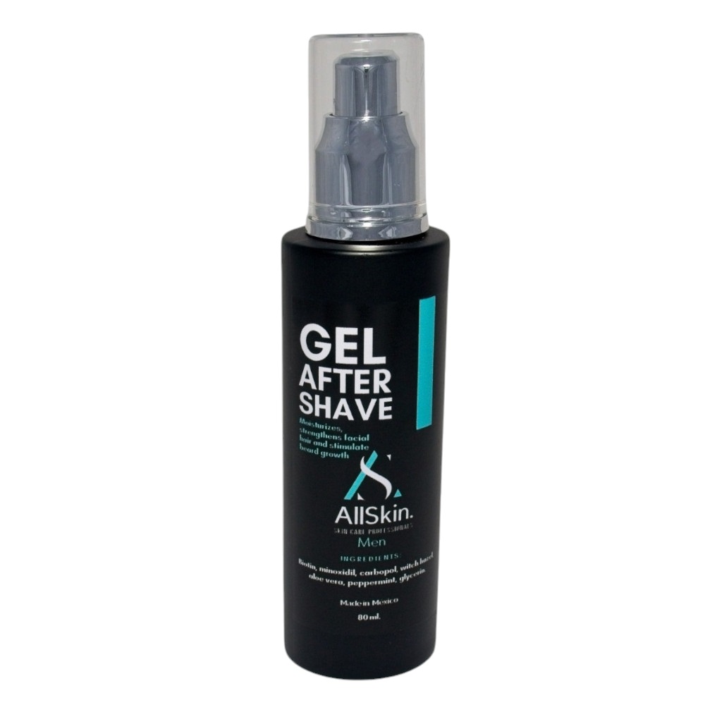 Gel After Shave Para Crecimiento De Barba Y Bigote Con Minoxidil Y Biotina