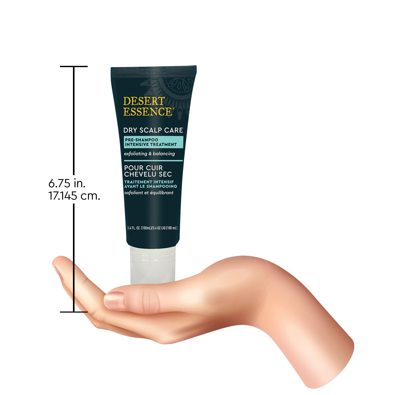 Foto 6 pulgar | Tratamiento Previo Al Champú Desert Essence Para Cuero Cabelludo Seco  100 Ml - Venta Internacional.