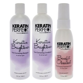 Foto 1 | Kit De Abrillantador De Queratina Keratin Perfect 3 Piezas - Venta Internacional.