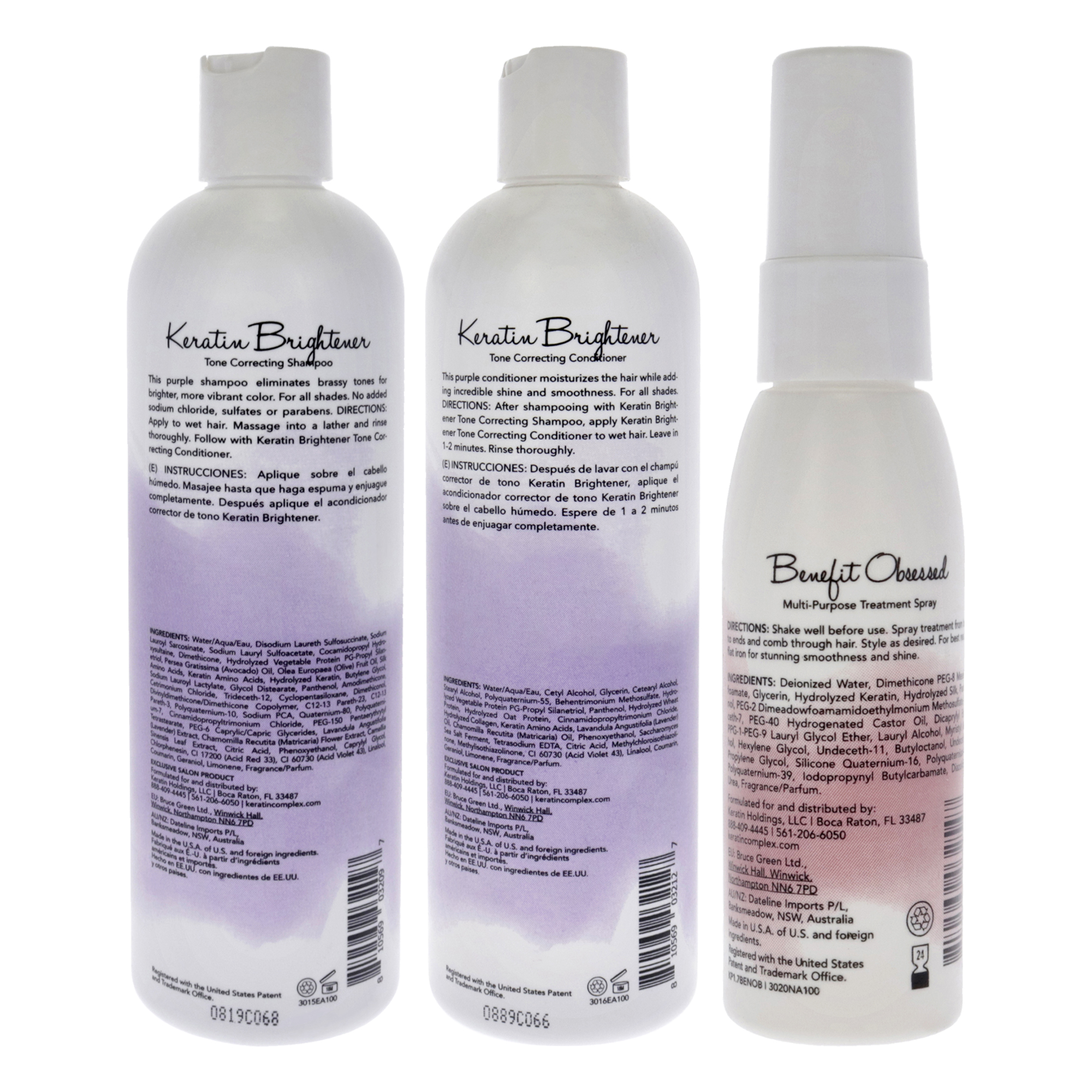 Foto 2 | Kit De Abrillantador De Queratina Keratin Perfect  3 Piezas - Venta Internacional.