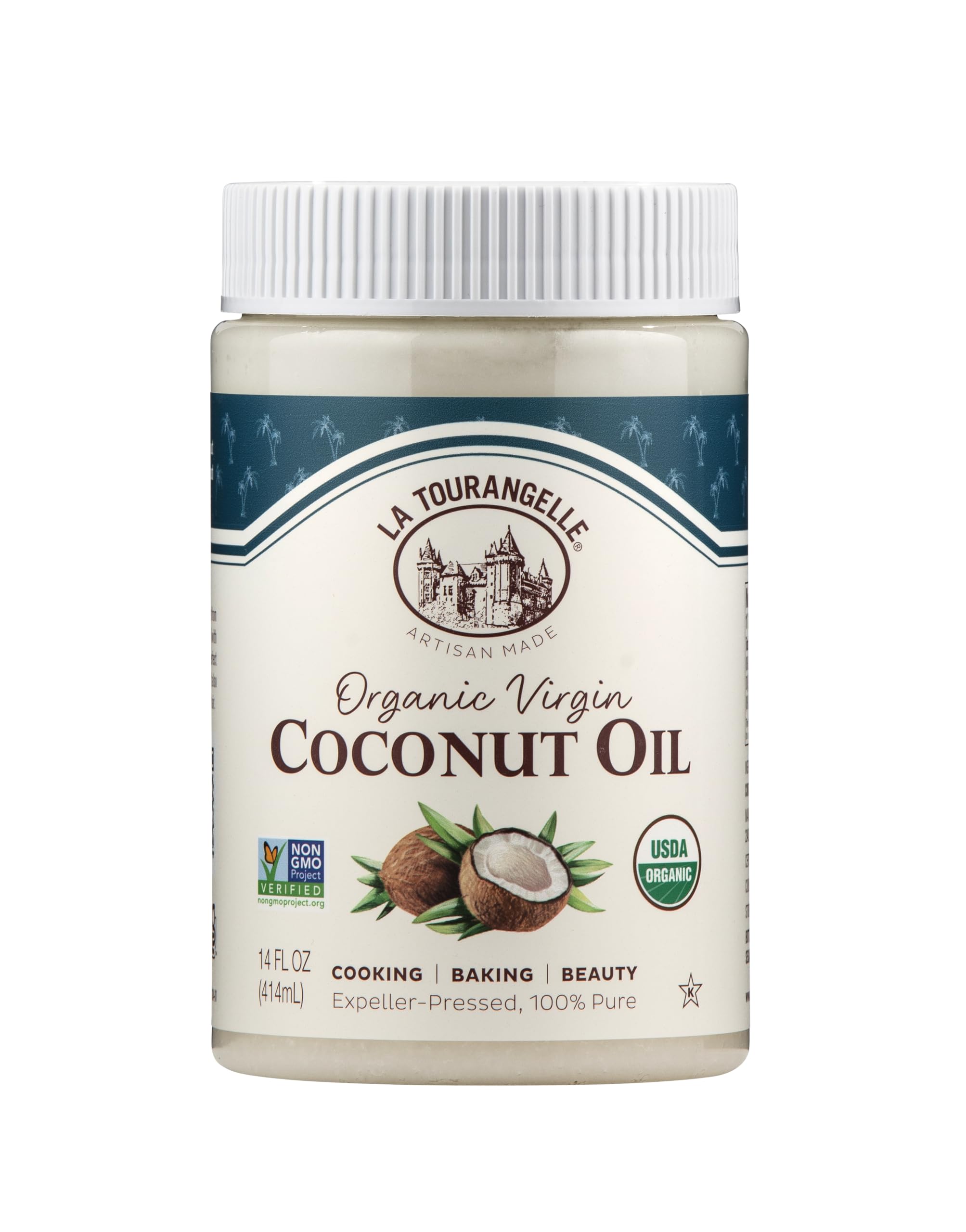 Foto 2 pulgar | Aceite De Coco La Tourangelle Orgánico Sin Refinar 414 Ml - Venta Internacional.