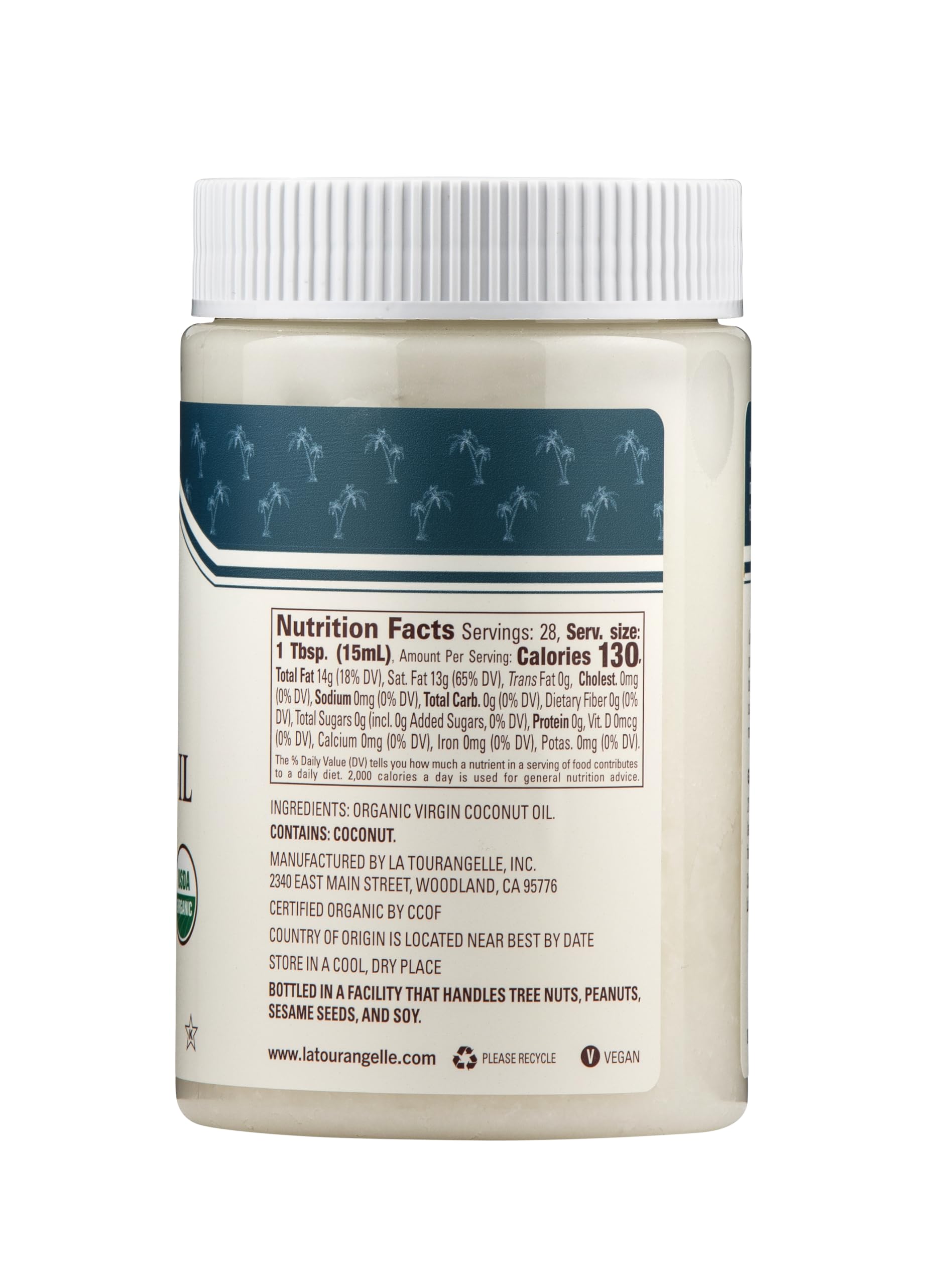 Foto 4 pulgar | Aceite De Coco La Tourangelle Orgánico Sin Refinar 414 Ml - Venta Internacional.