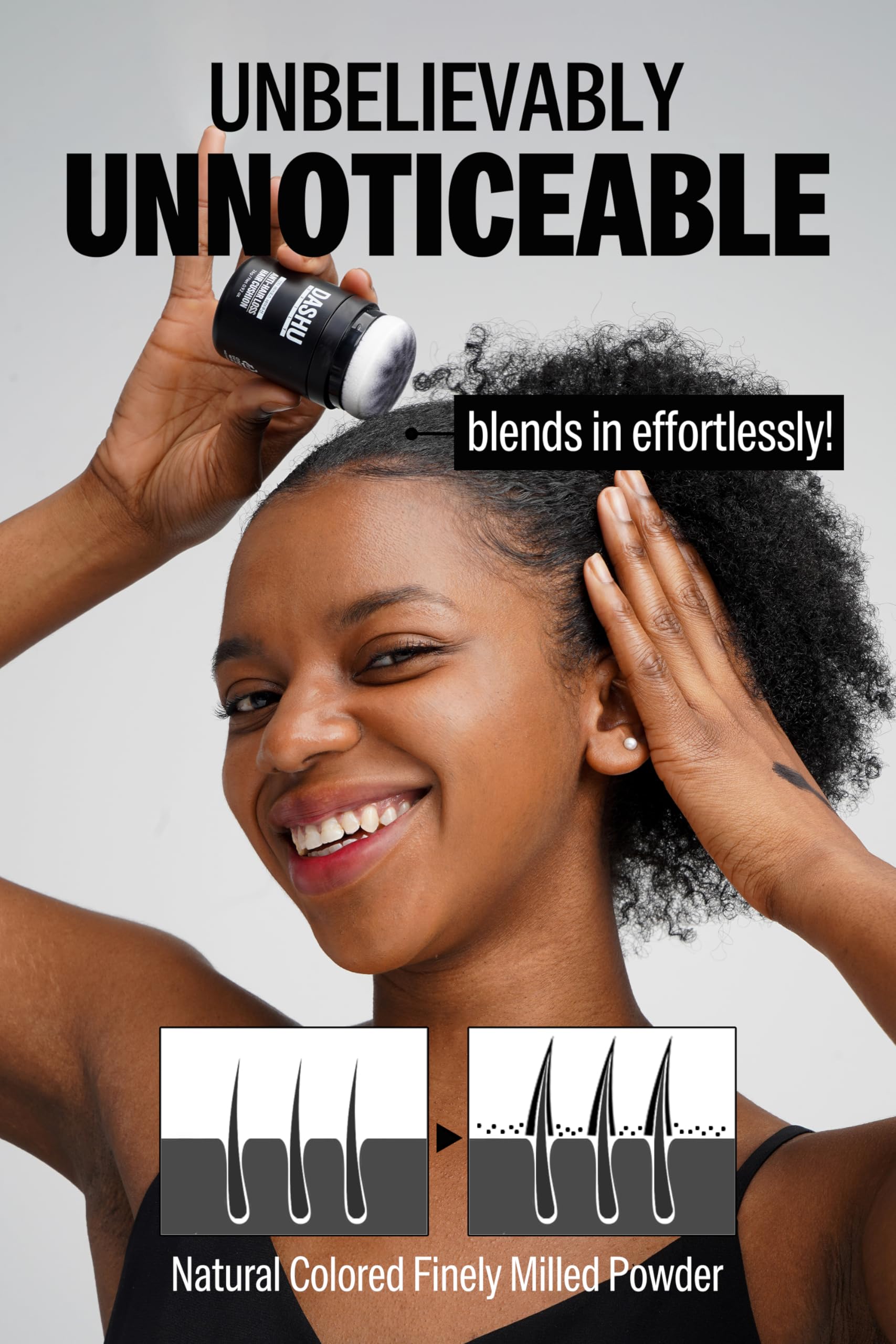 Foto 2 | Cojín Para El Cabello Dashu Daily Anti-caída  16 Ml  Color Negro - Venta Internacional.