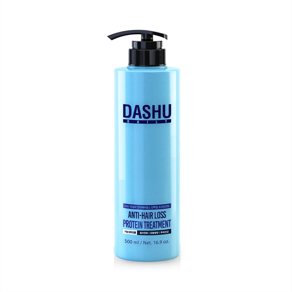 Crema Capilar Dashu Daily Hair Protein 500 Ml Para La Caída Del Cabello - Venta Internacional.