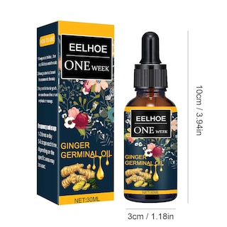 Foto 3 | Aceite Esencial Para El Crecimiento Del Cabello Huoguo Jengibre Nutre El Cuero Cabelludo 30 Ml - Venta Internacional.