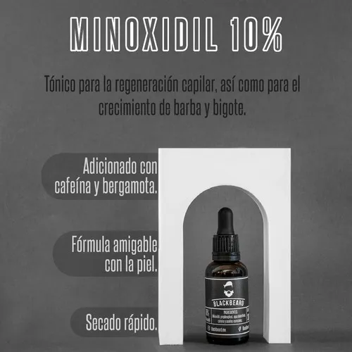 Foto 4 pulgar | Minoxidil 10% Blackbeard Tónico Capilar para Barba y Cabello