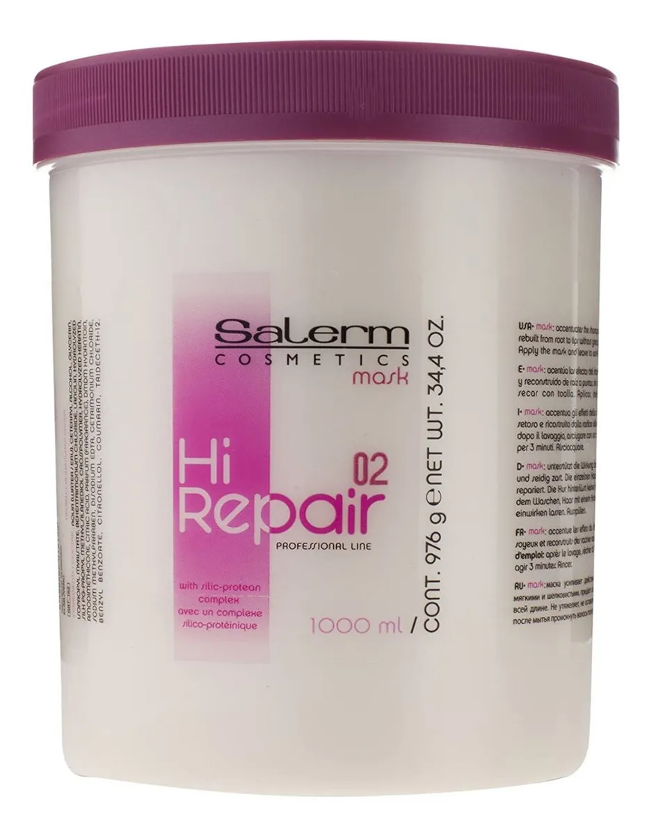 Salerm Hi Repair Tratamiento Restaurador De Cabello 1kg