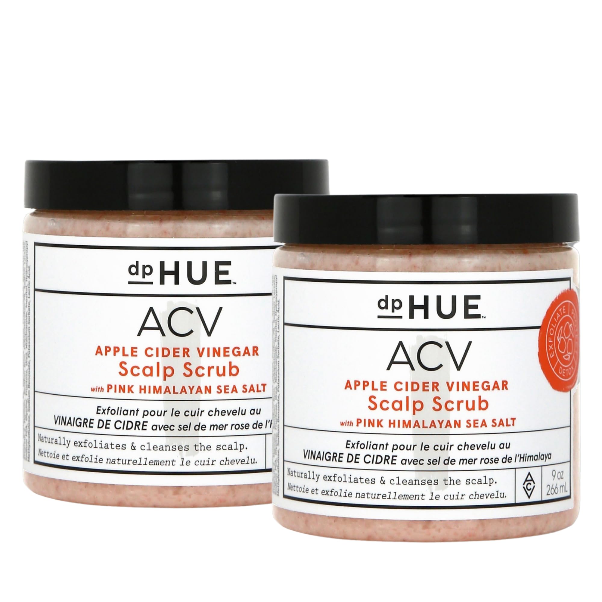 Exfoliante Para Cuero Cabelludo Dphue  Vinagre De Sidra De Manzana  250 Ml X 2 Con Sal - Venta Internacional.