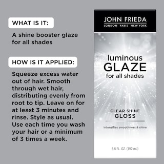 Foto 3 | Brillo De Pelo John Frieda Luminous Glaze Clear Shine 190 Ml X2 - Venta Internacional.