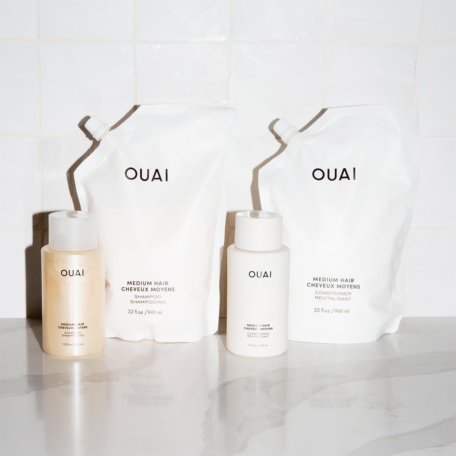 Foto 6 pulgar | Champú Ouai Medium Hydrating Con Aceite De Coco 300 Ml - Venta Internacional.