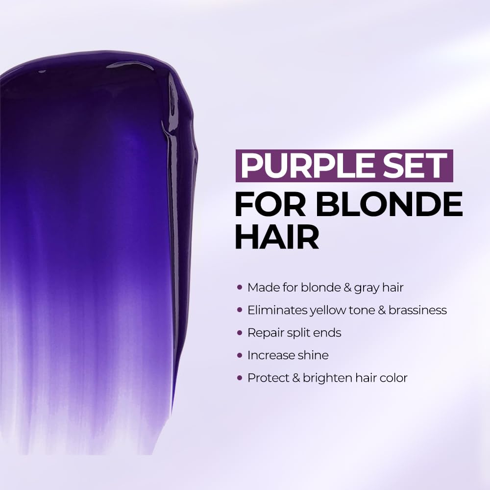Foto 6 pulgar | Set De Mascarilla Y Champú Para El Cabello Karseell Maca Power Purple 500 Ml - Venta Internacional.