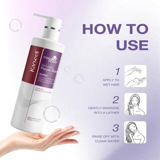 Foto 5 | Champú Karseell Maca Power Purple Neutraliza El Latón, 500 Ml - Venta Internacional.