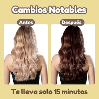Foto 3 | Shampoo Tinte 500ml Natural Cubre Canas Instantáneo (color Negro)