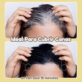 Foto 4 | Shampoo Tinte 500ml Natural Cubre Canas Instantáneo (color Negro)