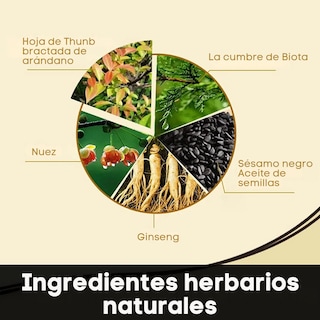 Foto 6 | Shampoo Tinte Cubre Canas Natural 500ml Cambio Color Cabello (color Marron)