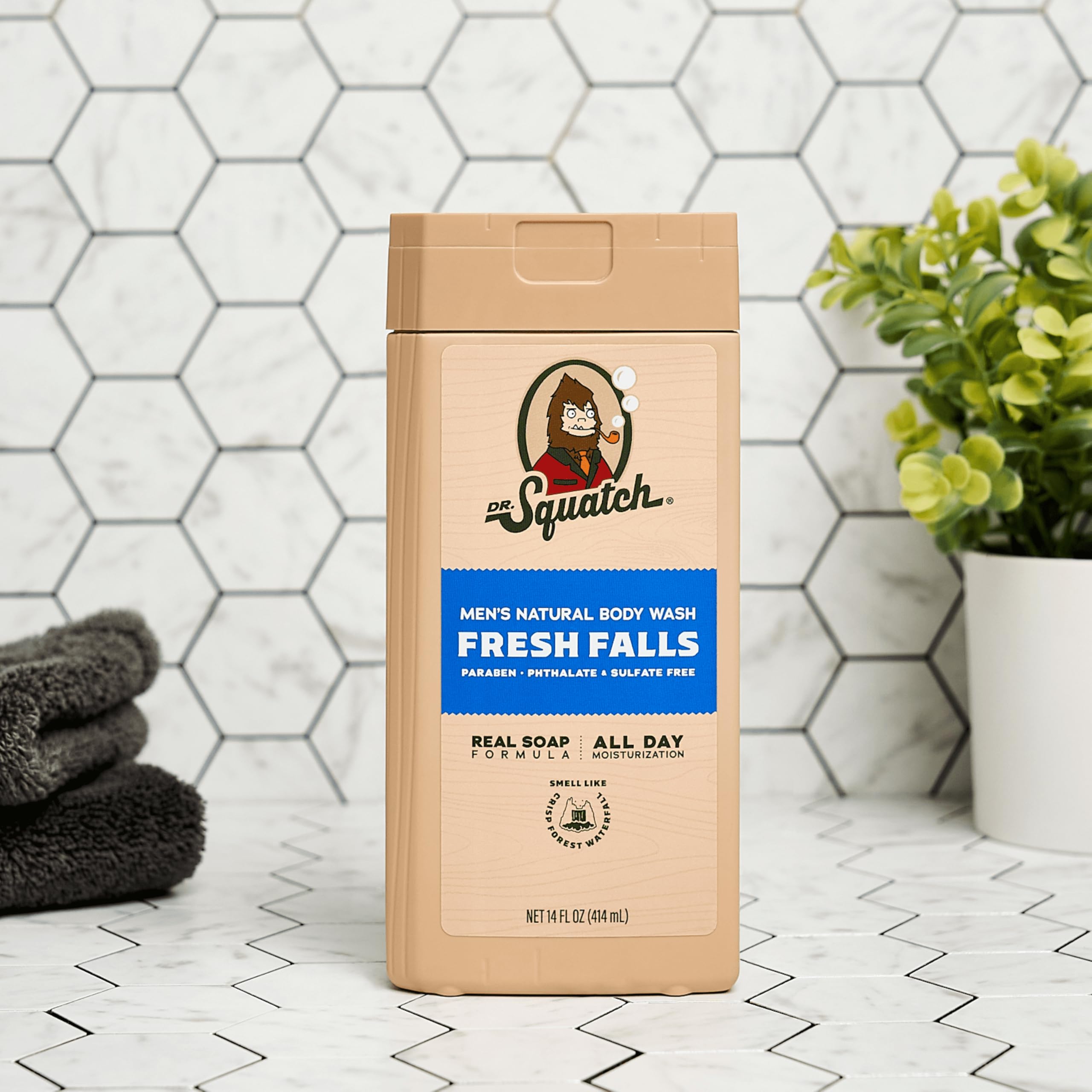 Foto 8 pulgar | Kit De Gel De Baño Y Cabello Dr. Squatch Fresh Falls Para Hombre - Venta Internacional.