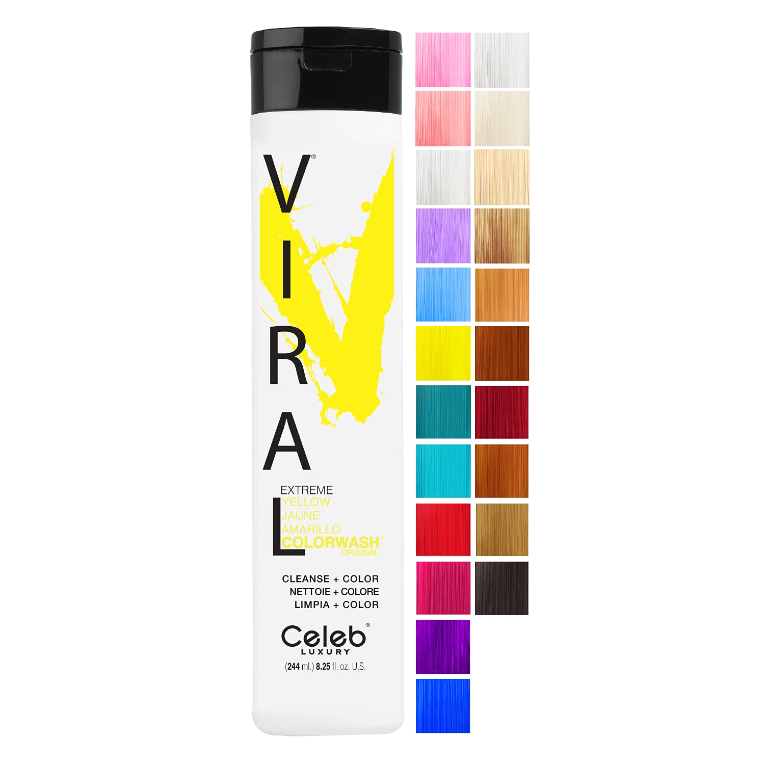 Foto 2 pulgar | Champú Depositante De Tintes Para El Cabello Celeb Luxury Viral Colorwash - Venta Internacional.